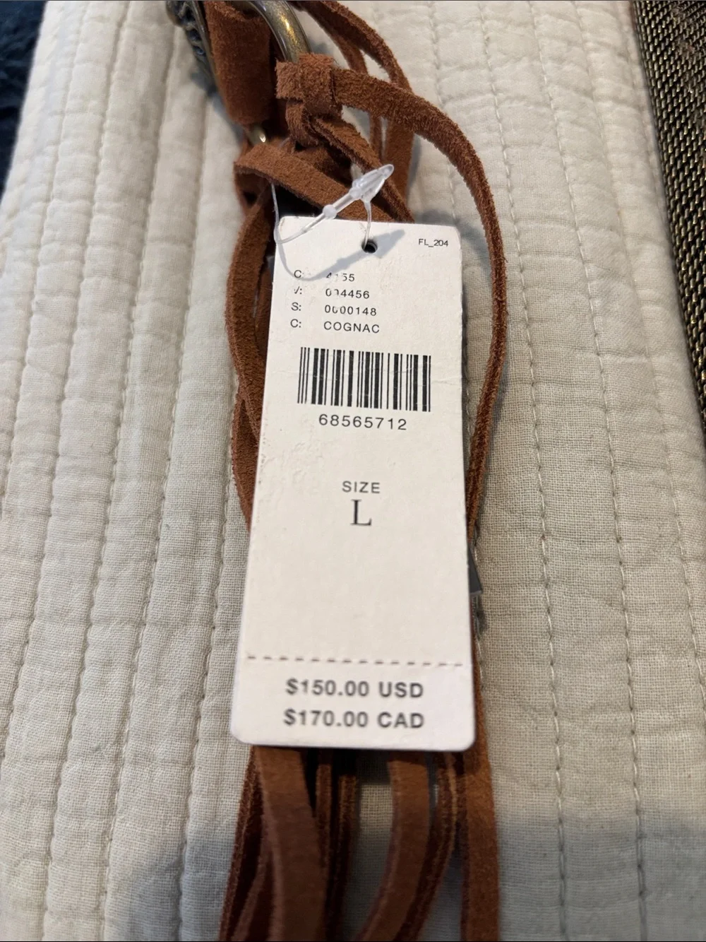 Anthropologie layered belt